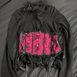 Lip Service Blacklist two piece victorian